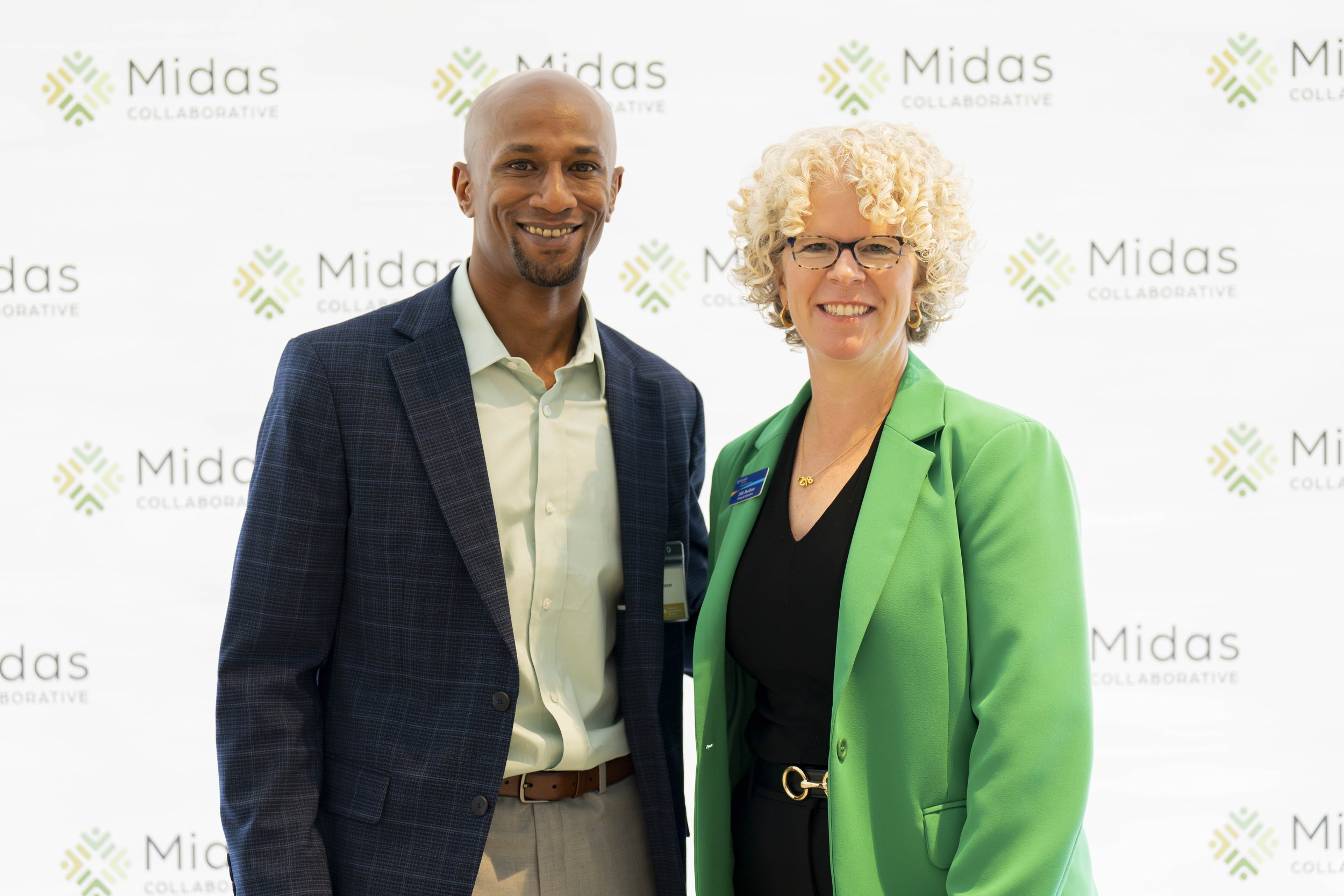 Adam Ace Spencer with Ms Money Julie Beckham at 16th Annual Financial Health and Wellness Summit